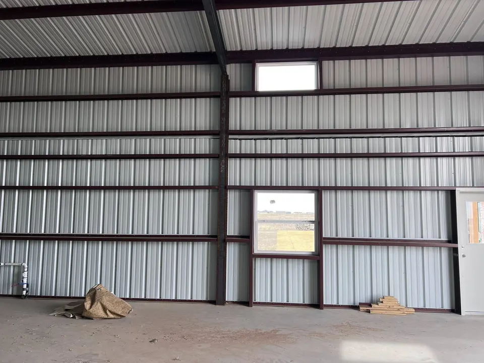Interior of Homerun Fabrication metal building used for prototype and fabrication work